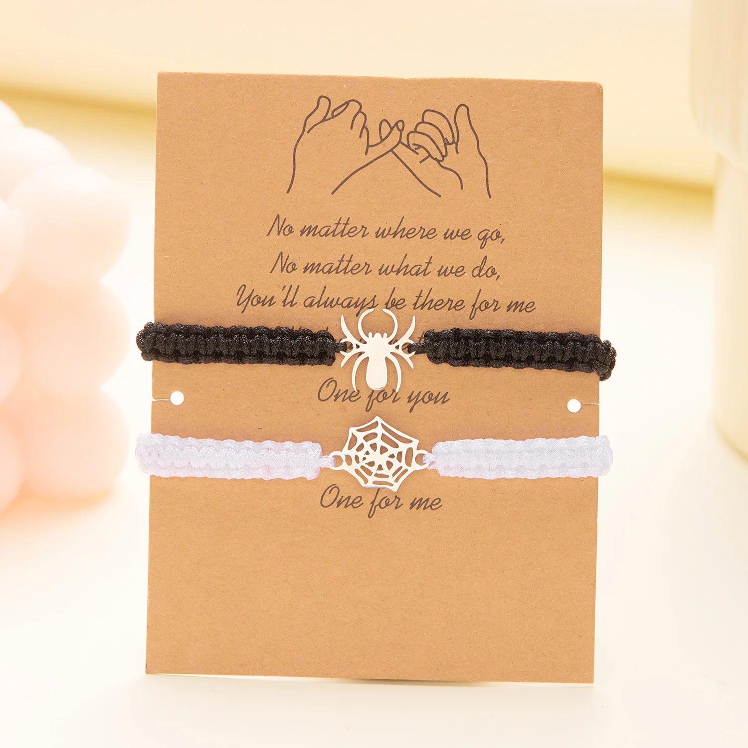 Bransoletka Spidey dla Par | Regulowana Pleciona