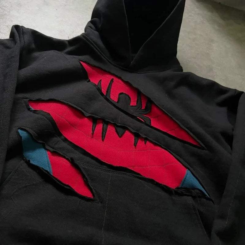 Spidey bluza unisex  (Motyw -  odkryty kostium)