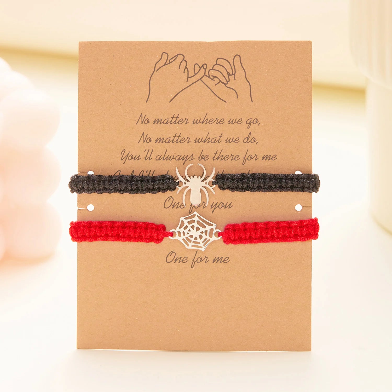 Bransoletka Spidey dla Par | Regulowana Pleciona