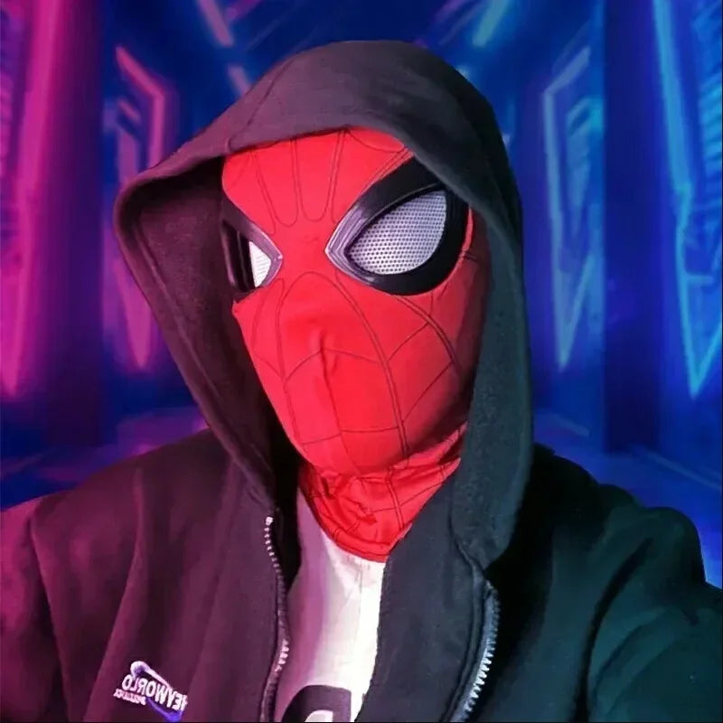Elektroniczna Maska Spider-Man z Ruchomymi Oczami na pilota oraz manualna