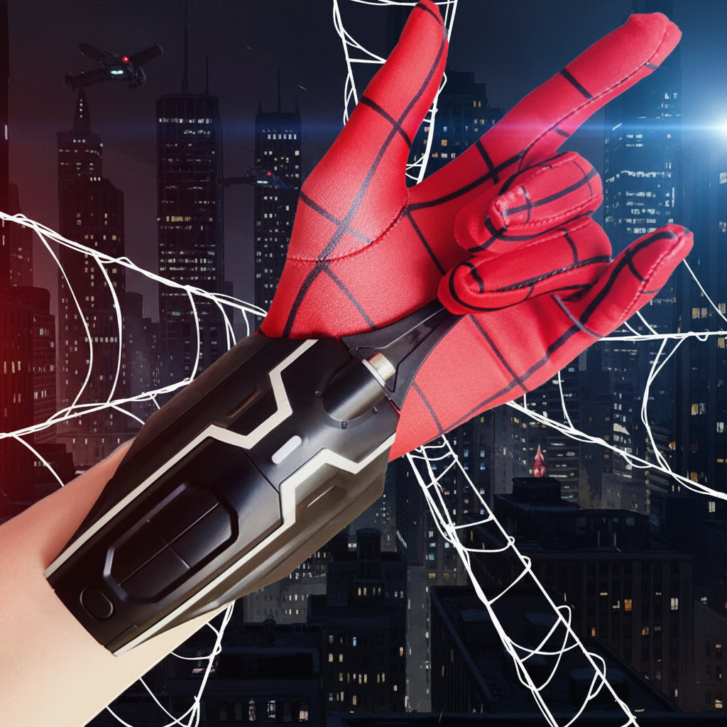 Wyrzutnia Pajęczyny Spider-Man – Akcesoria Cosplay Petera Parkera