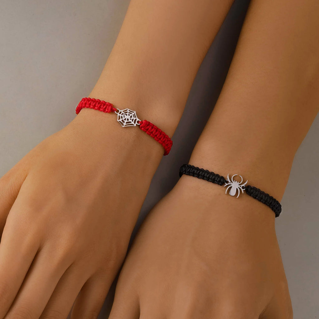 Bransoletka Spidey dla Par | Regulowana Pleciona