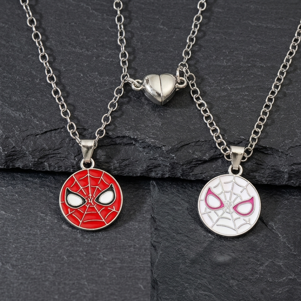 Naszyjniki Spidey dla Par